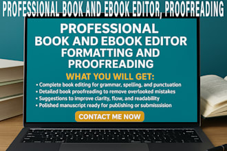 do book editing and formatting, book and ebook editing, proofreading and publish
