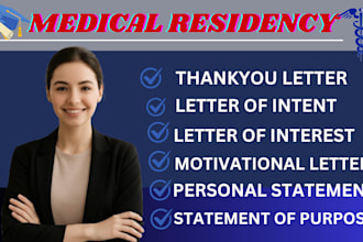 edit and enhance your medical residency letter of intent and thank you letter