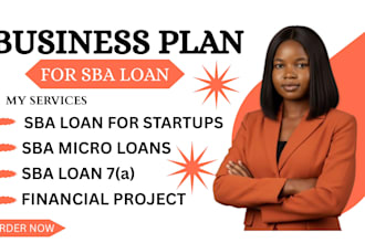 devise a business plan for sba loan approval, 7a, 504, and microloans