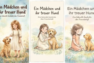 aquarell kinderbuchillustration für kinderbuch geschichtenbuch, buchillustration