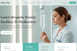 build iv hydration telehealth iv therapy vitamin drip and healthcare website