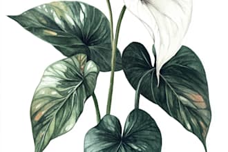 create a botanical illustration