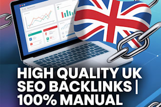 create high quality UK SEO contextual backlinks manually