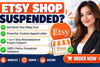 reinstate suspended etsy seller account remove etsy violation etsy reinstatement