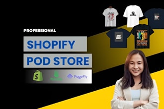 design shopify pod,print on demand with printify clothing website,shopify store