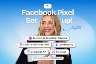 fix or setup facebook pixel, conversions api and server side tracking