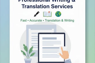 do writing translation blogging etc