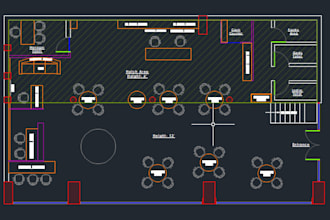 do architecture drawing and design of houses and building in 2d