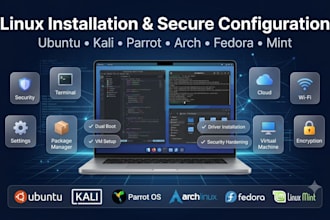 install kali linux, ubuntu, or any distro with custom configurations