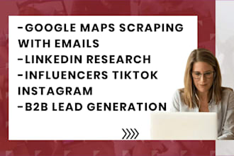 scrap google maps for business emails and lead generation