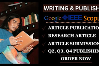 write and publish research article on google scopus journal publication