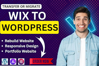 move, migrate, convert, clon and transfer wix to wordpress