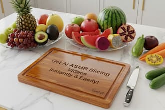 create 36 viral ai asmr slicing videos using google veo 3
