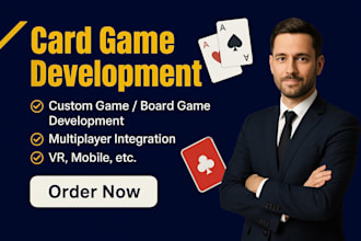 do 2d card game development, unity card game, tcg, vr