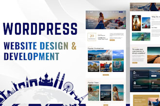 build a professional wordpress website for your travel business