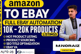 do amazon to ebay dropshipping listings via auto ds and yaballe