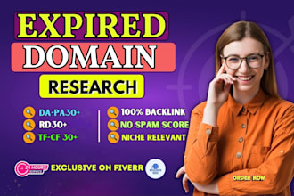 find high quality expired domains with traffic and backlinks