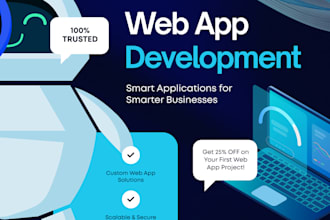 develop a custom web application, saas app, dashboard and web portal