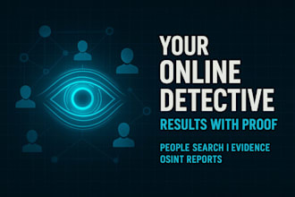 be your online detective for people search and digital investigation