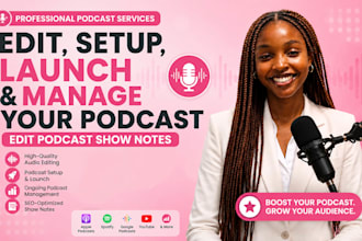 edit, setup, launch and manage your podcast edit podcast show notes riverside