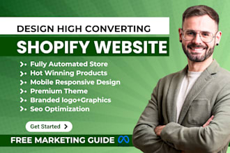 build automated shopify dropshipping store for passive income