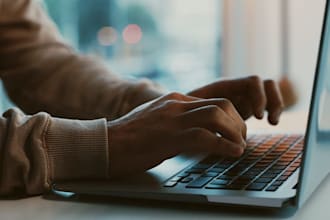 do any tyepe of typing of any documents, books blogs with good typing speed