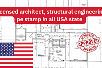 licensed architect, structural engineering pe stamp in minnesota washington ohio