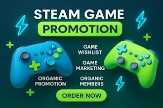 do steam game promotion, roblox steam game marketing to boost wishlist