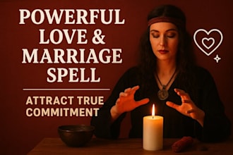 cast a powerful love spell, commitment, marriage spell