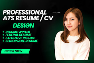 write federal resume, executive resume, senior, director resume, cv, ats resume