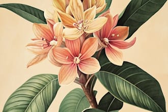 draw botanical vector illustration