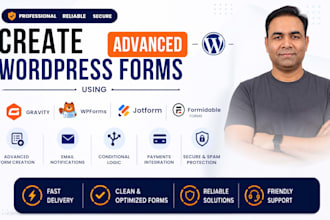 create advanced wordpress forms using gravity, wpforms, jotform, formidable form