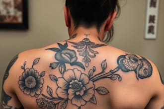 do traditional or old school style tattoo design