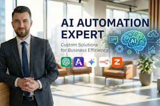 build ai, automations with chatgpt, claude, gemini API or n8n zapier