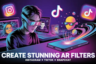 create stunning advanced ar filters for instagram, tiktok, and snapchat