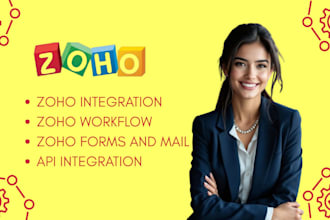 setup zoho integration zoho workflow zoho forms and mail API integration