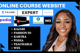 build online course website course app mobile app passion io app kajabi website