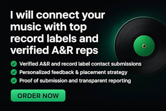submit your music to verified a r contacts and record label teams