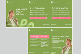 design editable linkedin carousel posts in canva or figma