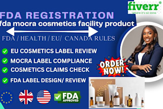 your fda mocra cosmetic registration and compliance, usa