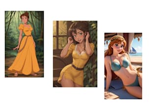 awesome disney style illustration