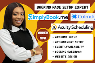 setup simblybook me acuity scheduling vagaro calendly booking appointment