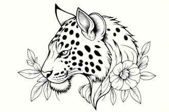 make a line art design tattoo for you