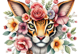make any floral, animal or botanical art