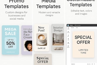 design premium promo templates for business use