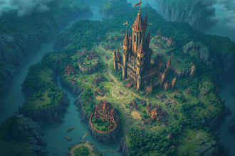 do fantasy map design vector map illustration city map fantasy map maker