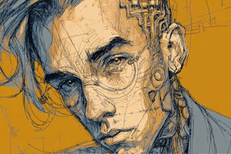 sketch of your character, sci fi fantasy, cyberpunk