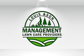 design unique agriculture landscape and lawn care logo