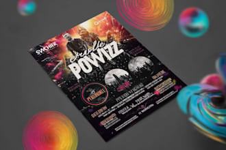 design nightclub hip hop birthday party event concert dj podcast flyer poster