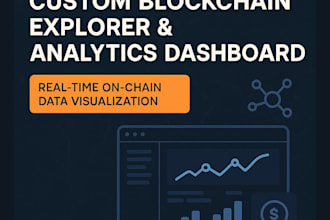 build your custom blockchain explorer or analytics dashboard with live data